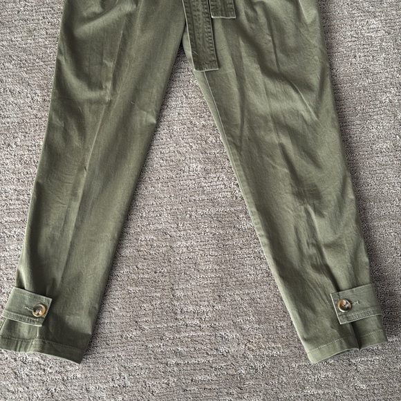 A.L.C. Karey Belted High Rise Pant in Light Army - Picture 4 of 9